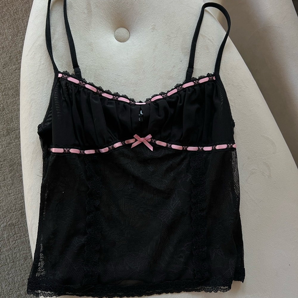 i am gia black lace top - Picture 2 of 3